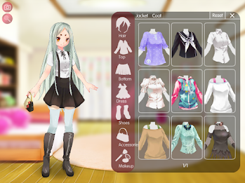 Anime Girl Creator & Dress Up Captura de pantalla 3