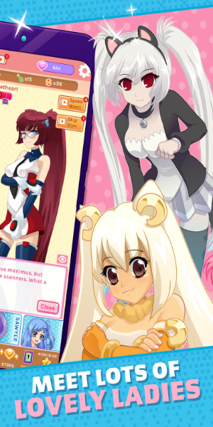 Crush Crush - Idle Dating Sim Screenshot 2