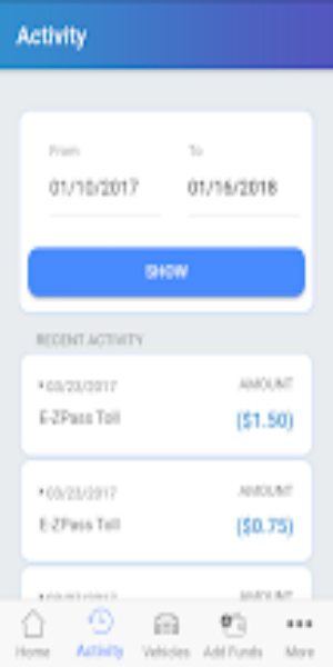 EZ Tolls OH应用截图第2张