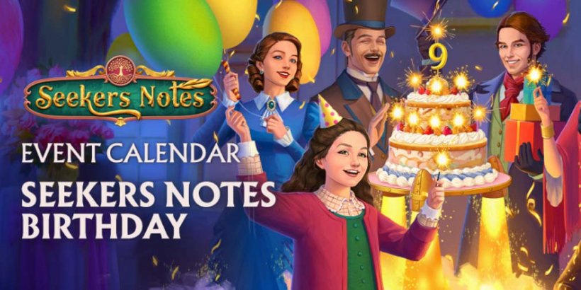 Seekers note la célébration du 9e anniversaire, le calendrier spécial des anniversaires et le concours YouTube