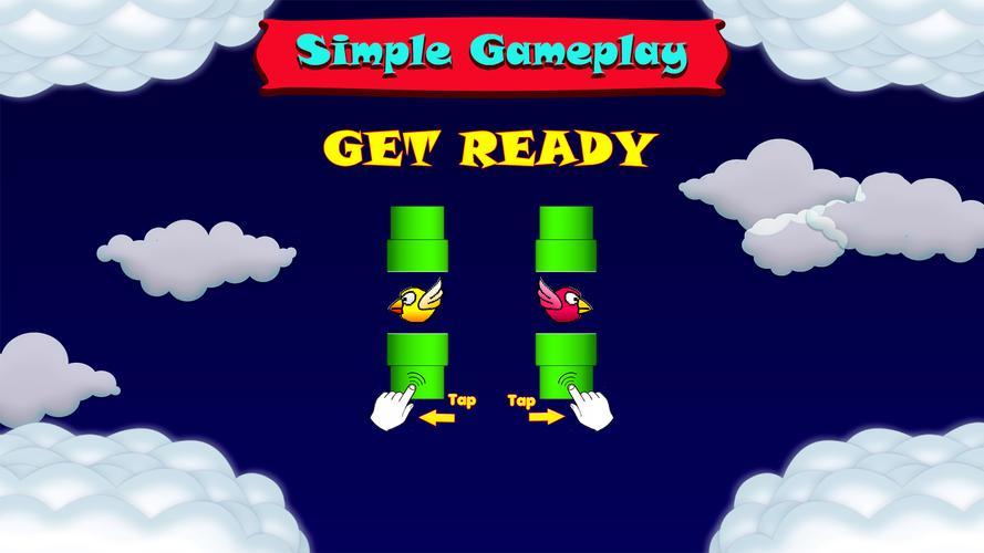 Fun Birds Game - Two players 스크린샷 4