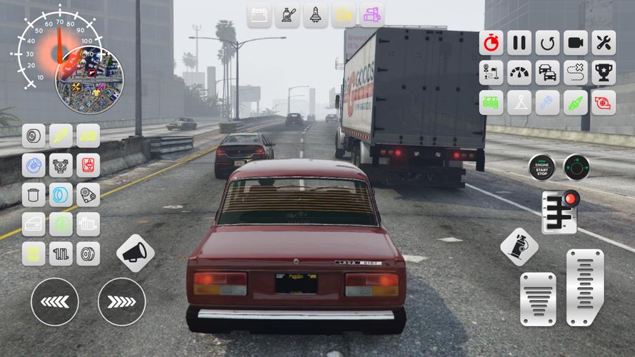 Lada 2107 Tuning Russian City Captura de pantalla 2