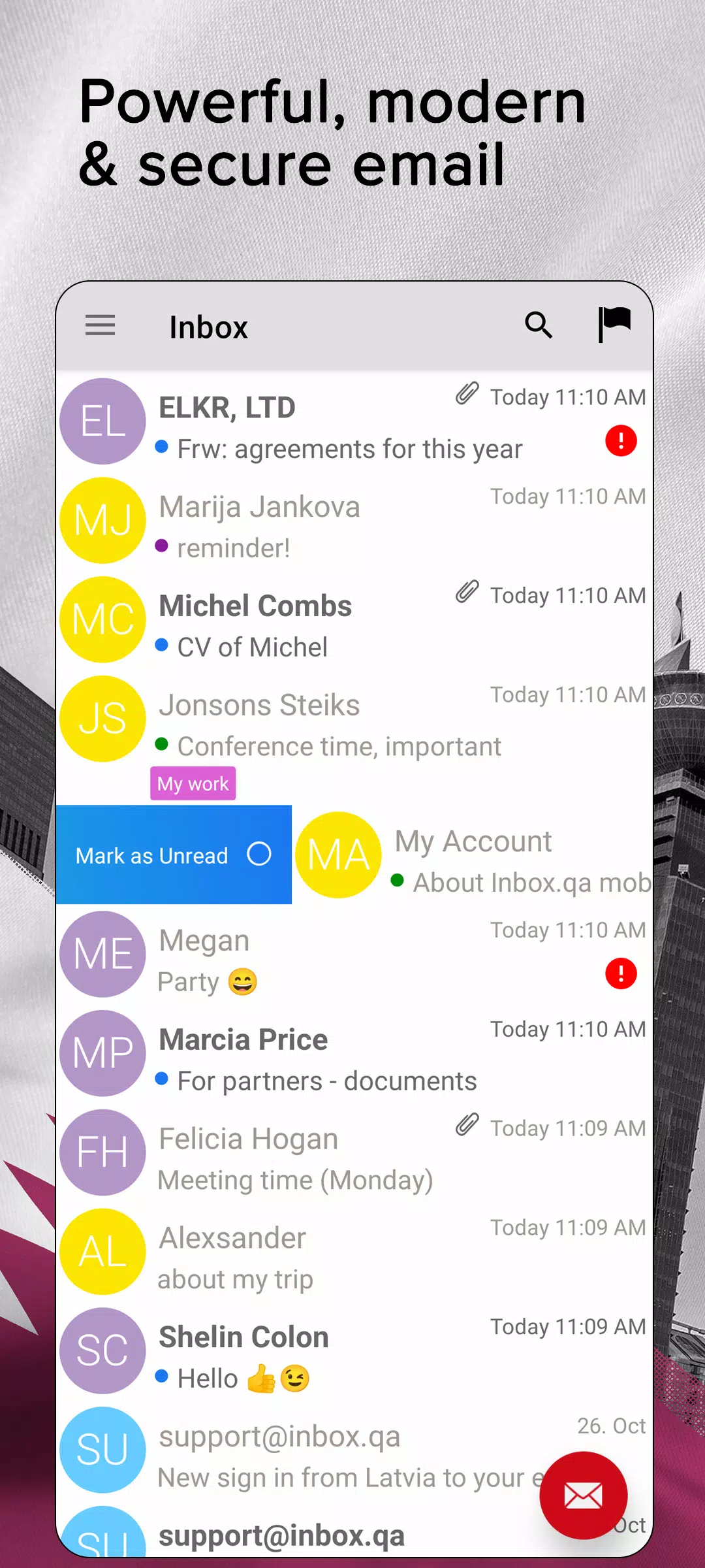 Inbox.qa email應用截圖第1張