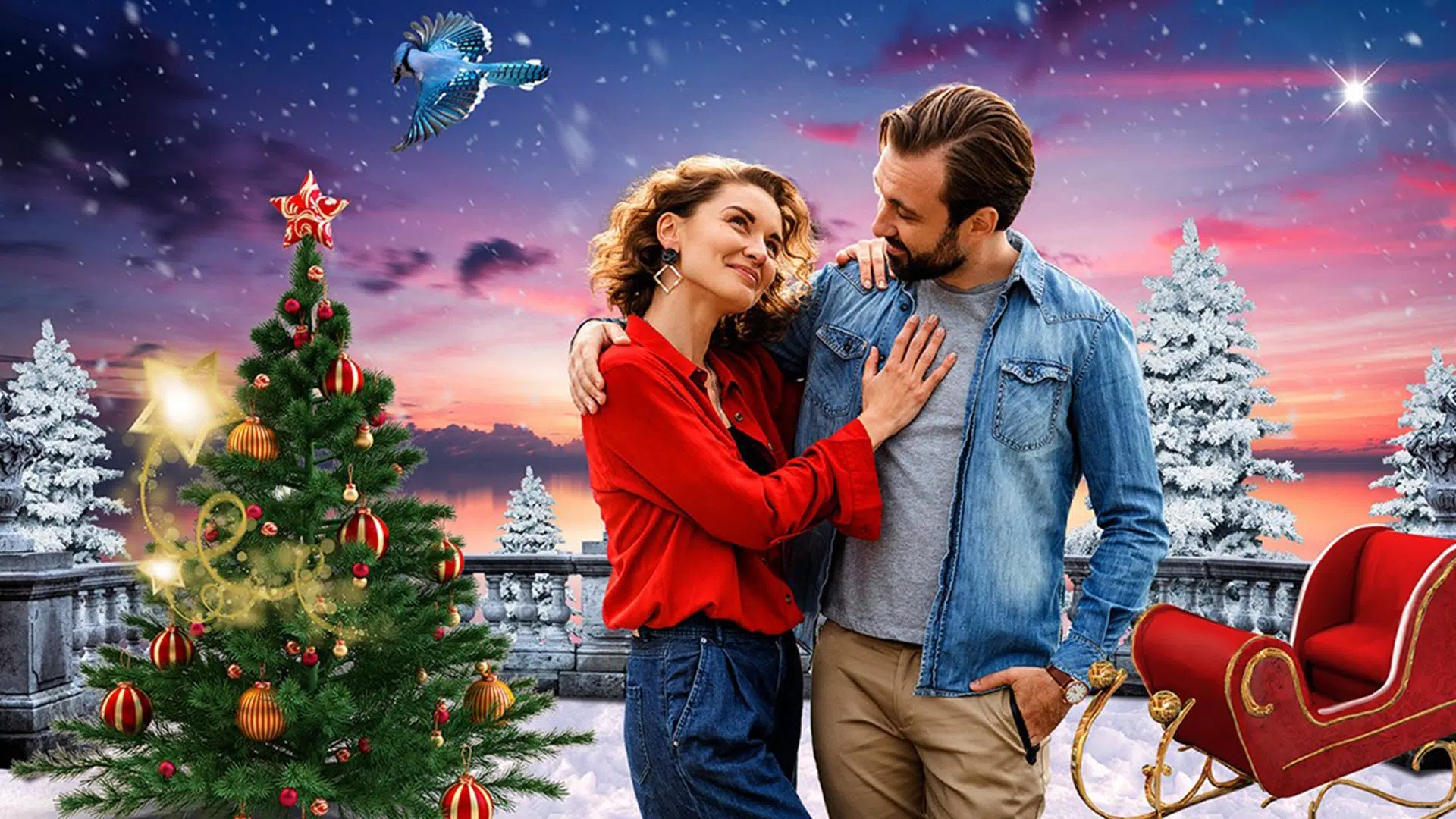 Christmas Photo Frames, Editor Captura de pantalla 1