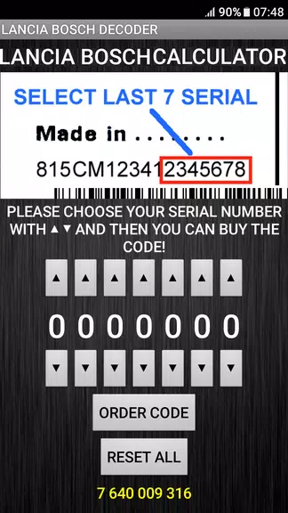 Bosch Lancia Radio Code Decode应用截图第2张