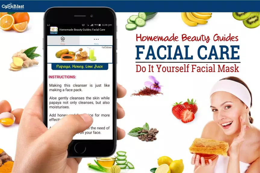 Homemade Beauty: Facial Care 스크린샷 3