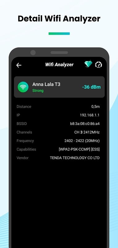 Speed Test & Wifi Analyzer Captura de tela 4