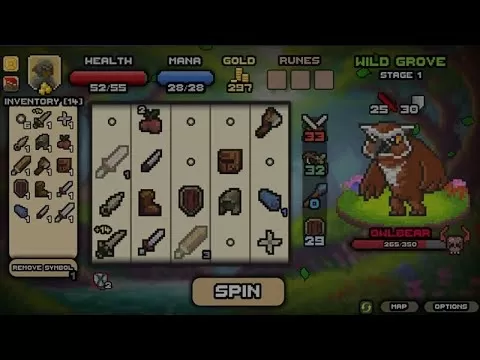 Spin Hero - A Fresh Take on Roguelike Deckbuilding with RNG Mechanics