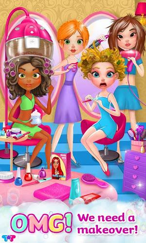 Crazy Hair Salon-Girl Makeover Captura de pantalla 2