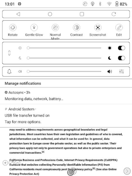 Gentle Glow: Onyx BOOX Screenshot 4