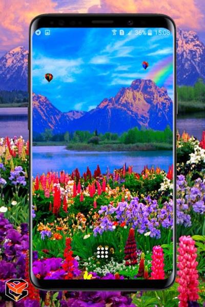 Valley of Flowers live wallpaper Capture d'écran 3