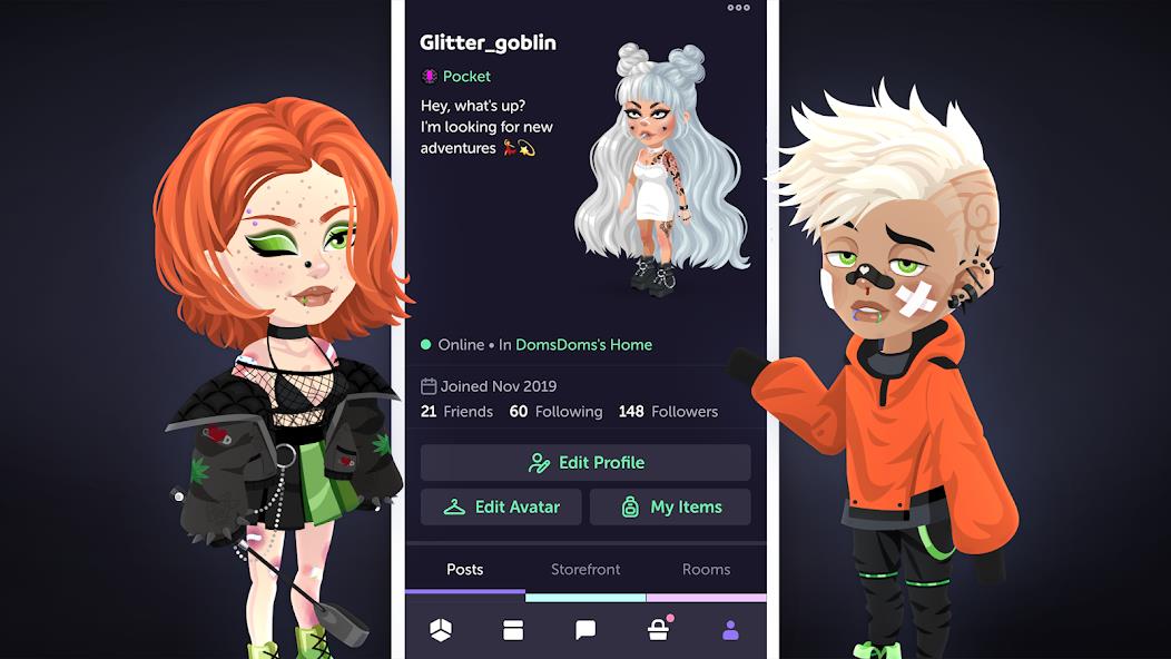 Highrise: avatar, chat y juego Captura de pantalla 4