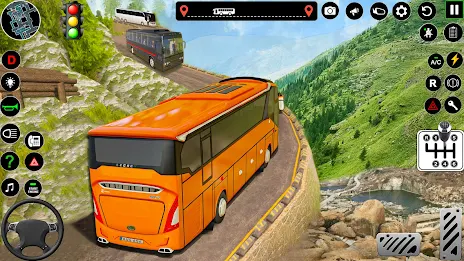 US Bus Simulator: Coach Bus 3D 스크린샷 1