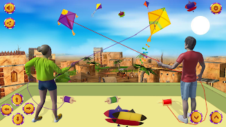 Kite Game 3D Kite Flying Games स्क्रीनशॉट 4