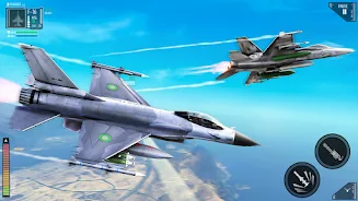 Combat Fighting Airplane Games स्क्रीनशॉट 3