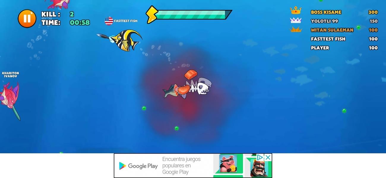 Fish IO: Be the King スクリーンショット 2
