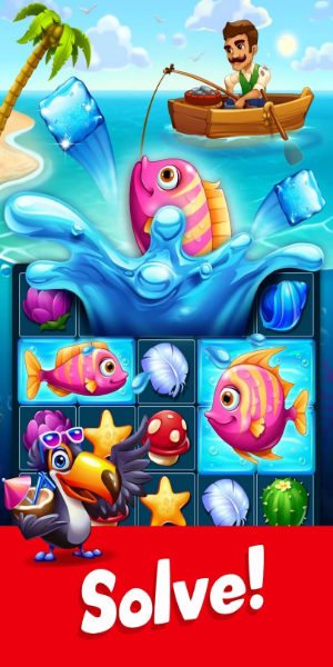 Tropic Trouble Match 3 Builder Screenshot 1