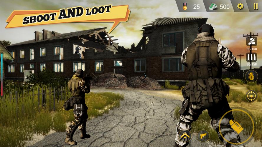 Action Games - 3D Team Shooter Captura de tela 2