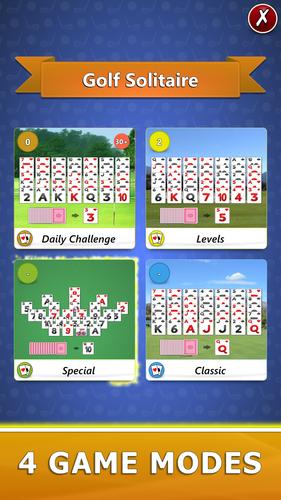 Golf Solitaire Capture d'écran 2