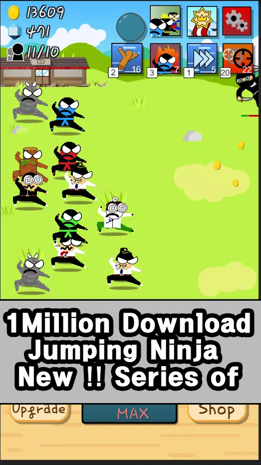 Ninja Growth - Brand new clicker game Mod Capture d'écran 2