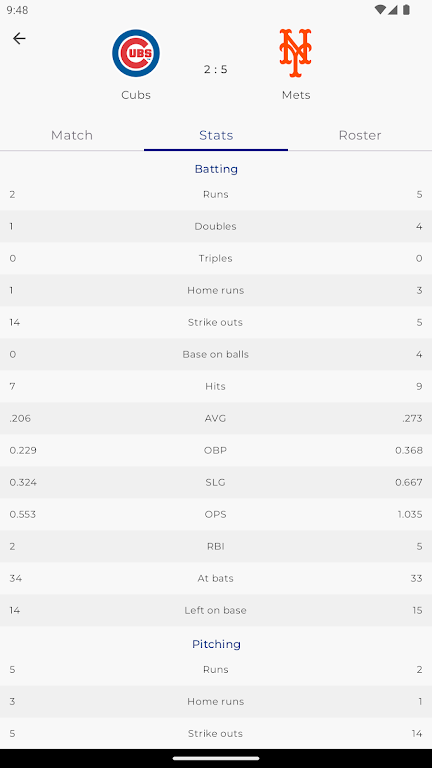 MLB Scores स्क्रीनशॉट 3