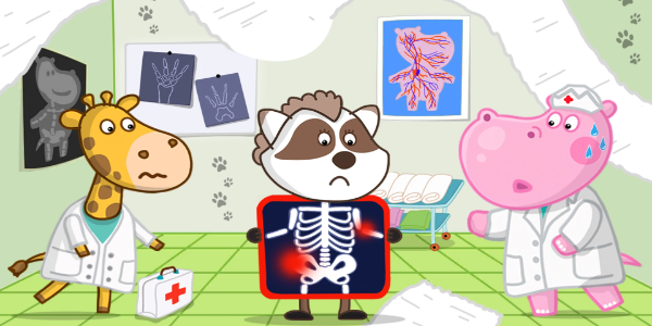 Hippo doctor: Kids hospital Screenshot 1