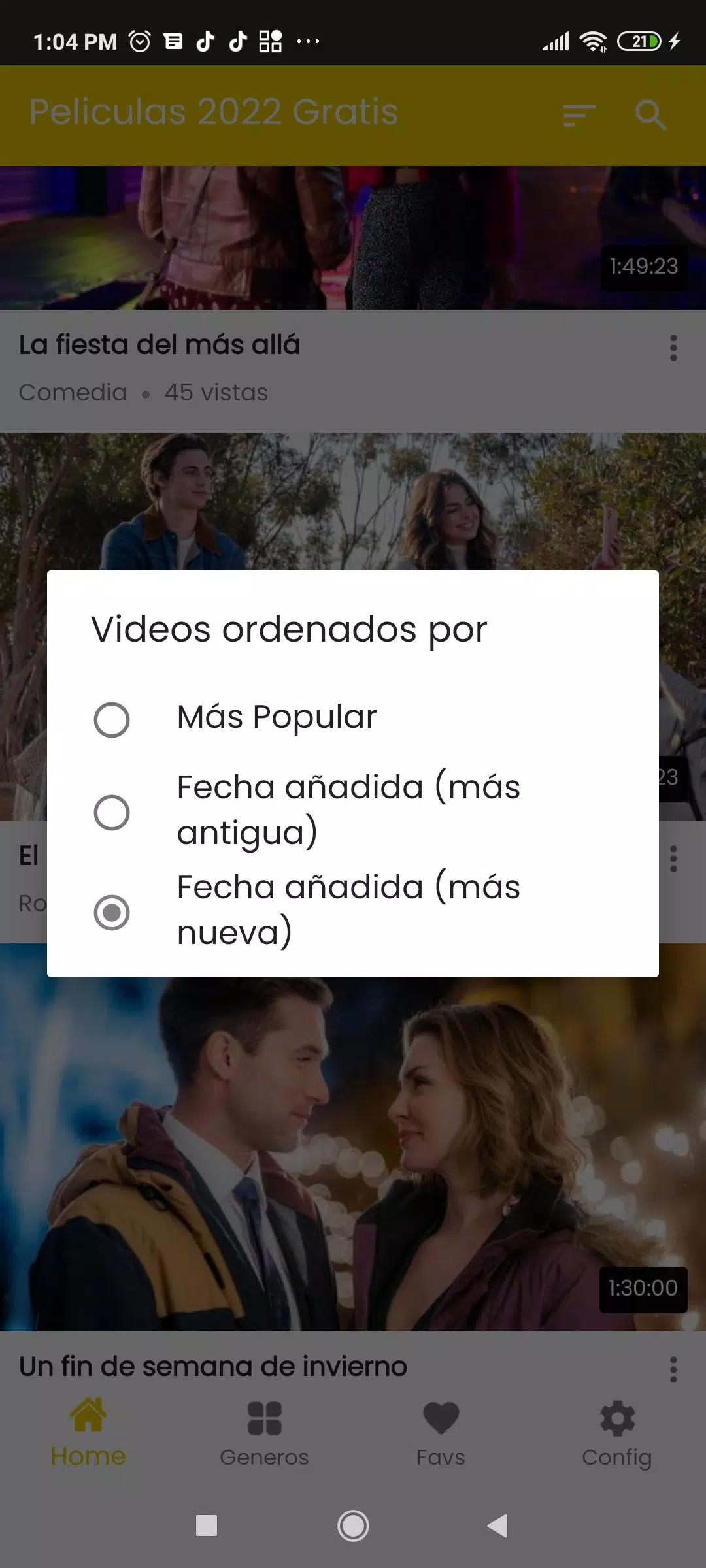 Pelismart Peliculas en Estreno 스크린샷 1