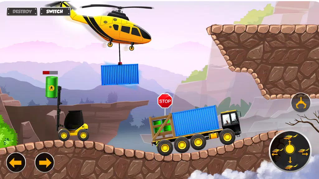 JCB Construction Truck Games Captura de pantalla 4