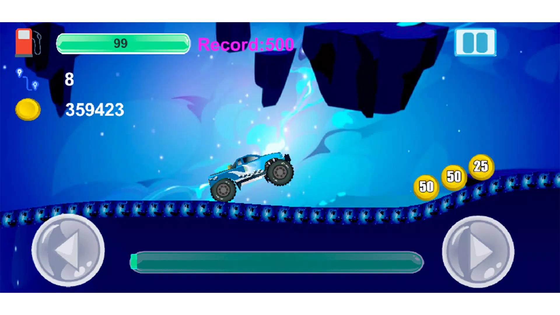 Hill Climb Car Race Adventure स्क्रीनशॉट 1