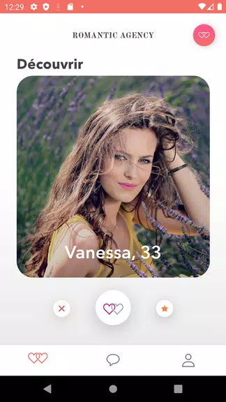 Romantic Agency - Dating App Captura de pantalla 1