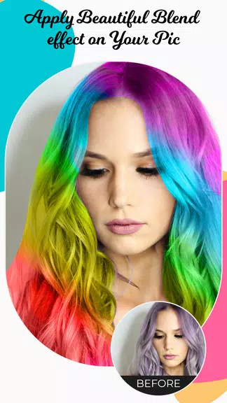 Hair Color Changer Editor Screenshot 4