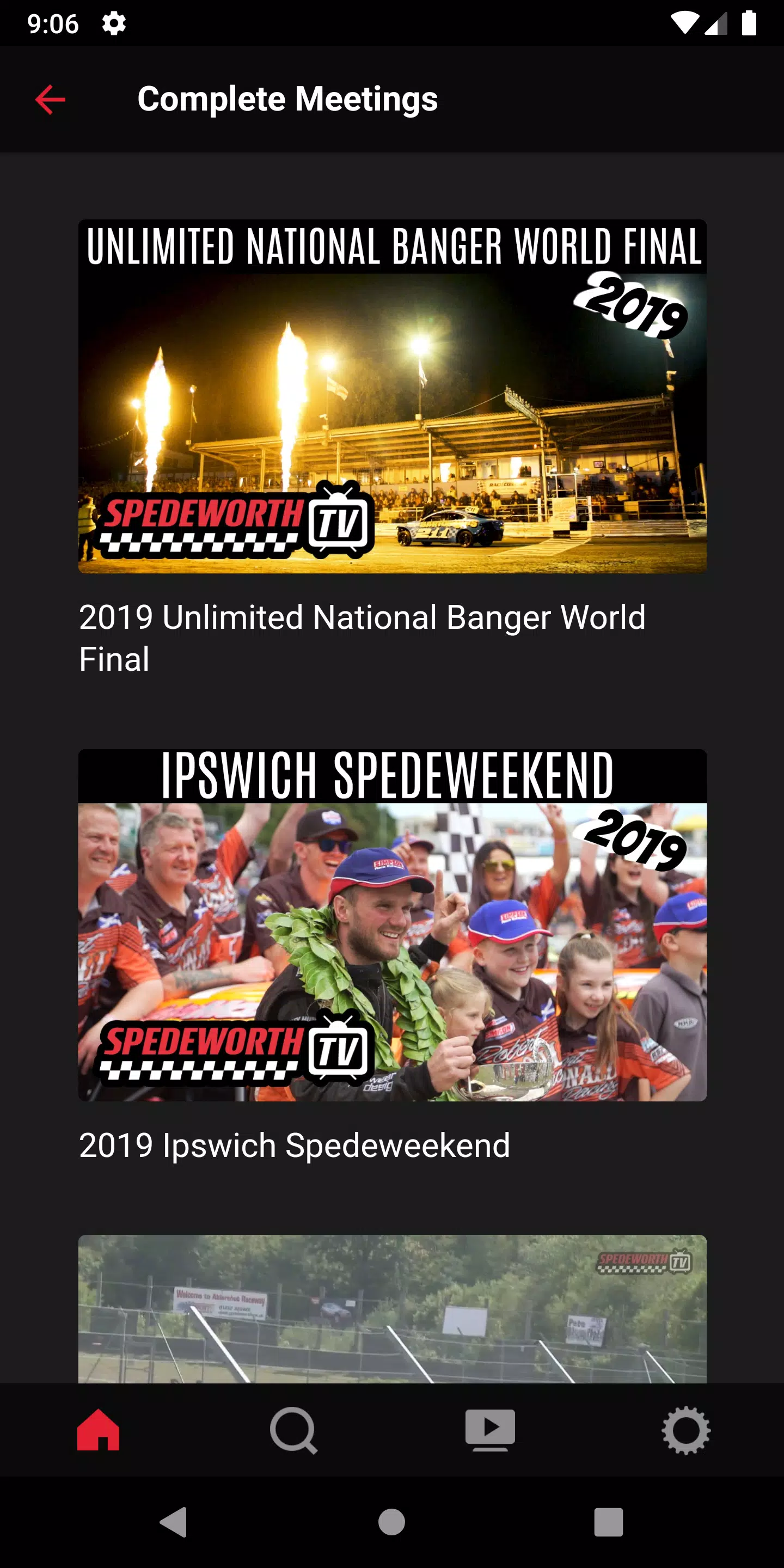 Spedeworth TV Captura de pantalla 2