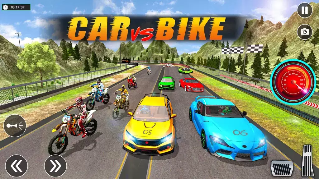 Sports Car vs Bike Racing應用截圖第1張