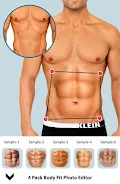 Man Fit Body Photo Editor: Abs Capture d'écran 2