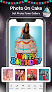 Happy birthday video maker Captura de pantalla 4