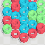 Nuts Stack 3D