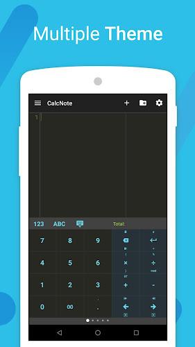 CalcNote - Notepad Calculator Captura de tela 4