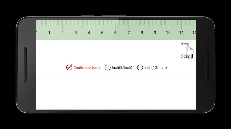 Tape measure: cm, inch 스크린샷 1