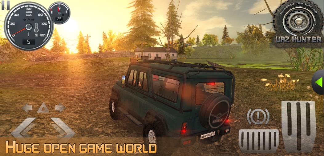 Russian Car Driver UAZ HUNTER Mod Скриншот 1