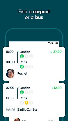 BlaBlaCar : Covoiturage et Bus Capture d'écran 2