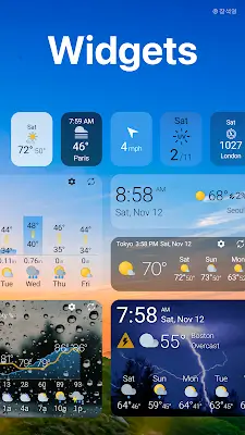 Weather & Widget - Weawow Captura de pantalla 3