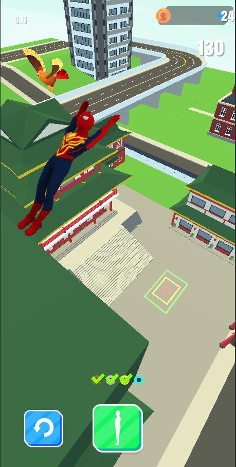 Superhero Flip Jump: Sky Fly Скриншот 3