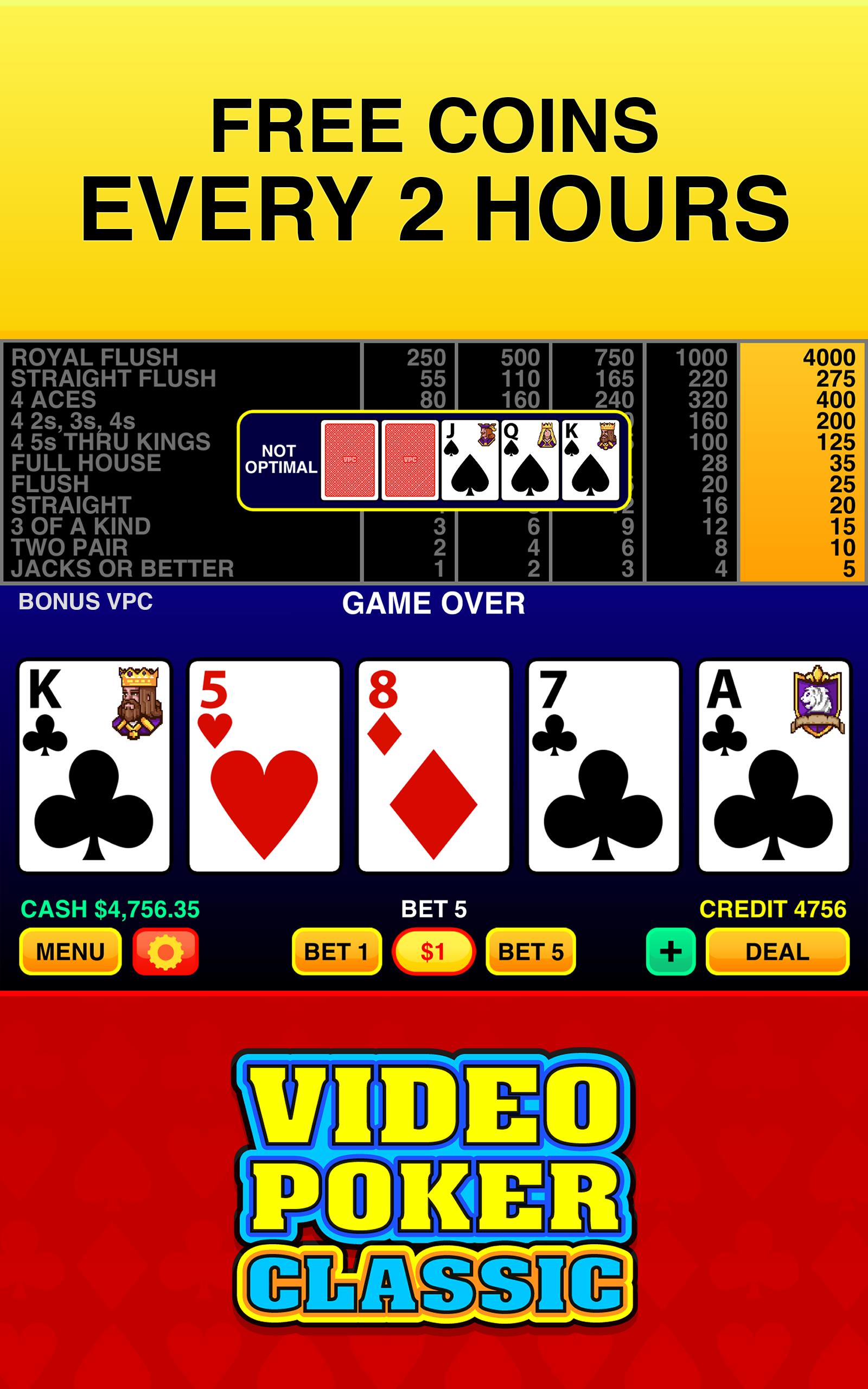 Video Poker Classic ®應用截圖第4張