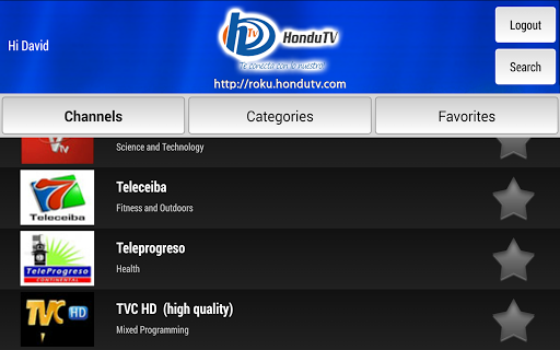 HonduTV for Android TV应用截图第3张