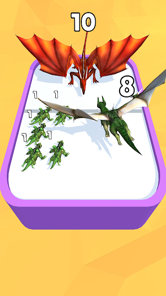 Merge Master: Dinosaur Monster Mod スクリーンショット 2
