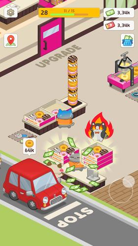 Cat diner: Franchise tycoon Captura de pantalla 3
