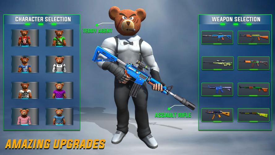 Teddy Bear Gun Shooting Game Captura de pantalla 3