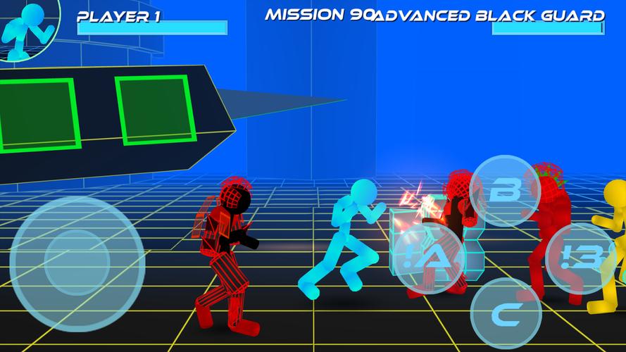 Stickman Neon Street Fighting スクリーンショット 4