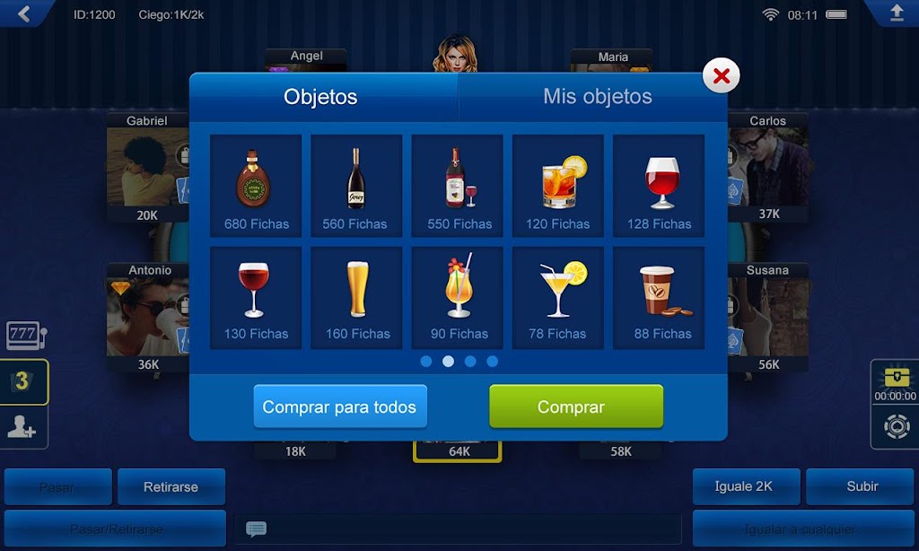 Poker Latino HD应用截图第2张