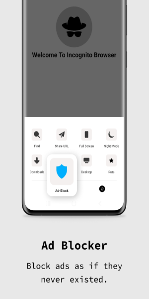 Application navigateur privé Capture d'écran 2
